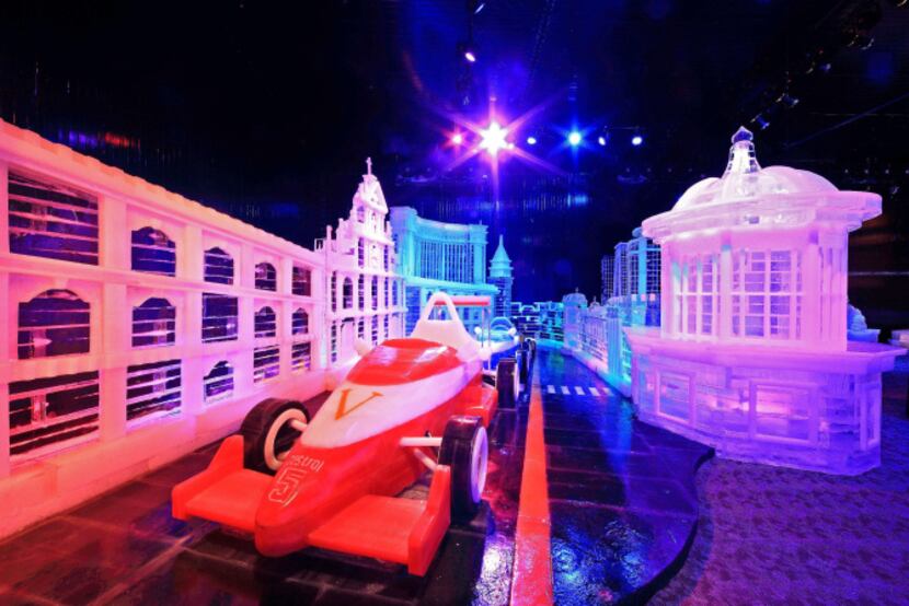 Ice World sculptures at the Venetian Macao hotel will be on display until March 2014.