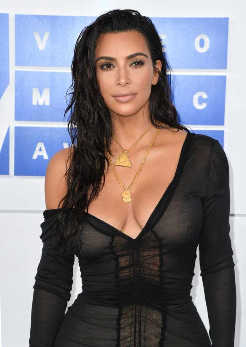 Kim Kardashian West was photographed at the MTV Video Music Awards in New York in August....