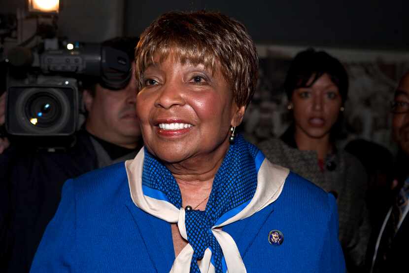 Rep. Eddie Bernice Johnson made an appearance at the Jack Daniels #7 Bar at the American...