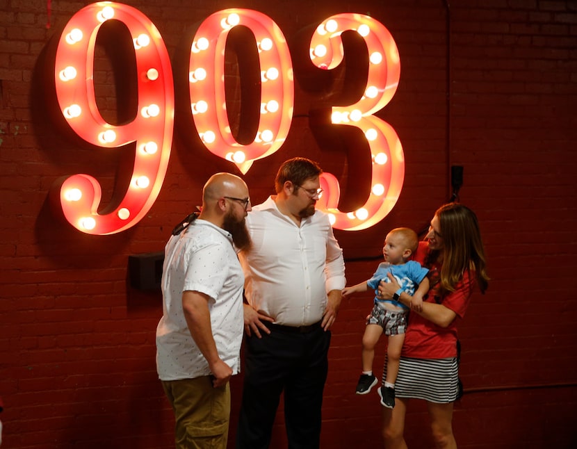 903 Brewers' Jeremy Roberts (left) and Natalie Roberts (right) are seen here at their...