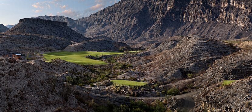 For May 13, 2012 Texas Golf. The 438-yard par-4 No. 6 at Black Jack's Crossing Golf Course...