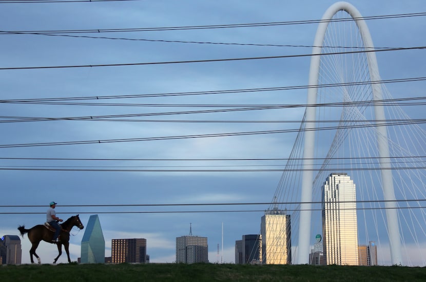 Welcome to Dallas! No, you will not see other men riding a horse in the middle of the city....