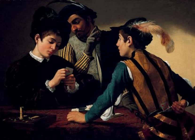
The Cardsharps by Caravaggio at the Kimbell Art Museum

