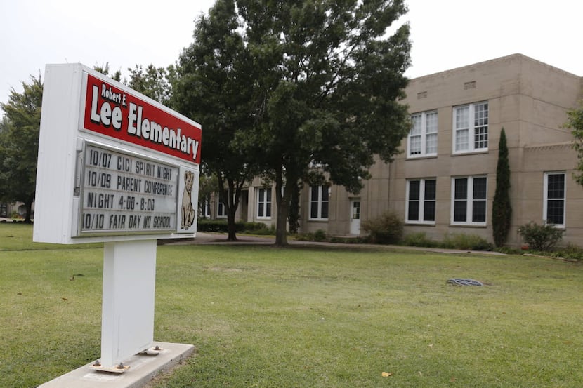 Robert E. Lee Elementary School at 2911 Delmar Avenue in Dallas, photographed on Sunday,...