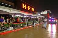 H-E-B Alliance opened Wednesday to a line of more than 700 area residents.