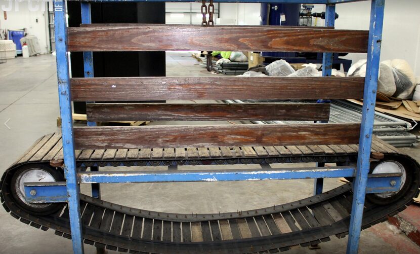 Treadmills like this one seized from the property are commonly used for endurance training...