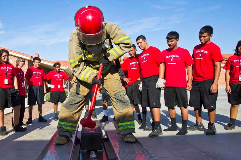 
Franklin Police and Fire High School in Phoenix is for students considering firefighting or...