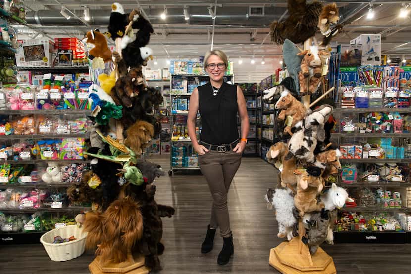 Owner Candace Williams poses for a portrait at The Toy Maven. The retailer just moved back...