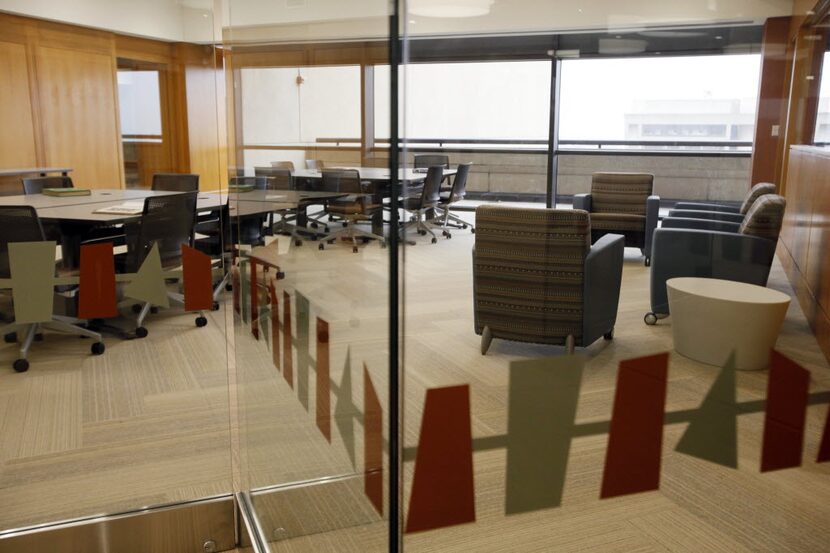 The Margaret McDermott Study Room on the renovated seventh floor inside the Dallas Public...