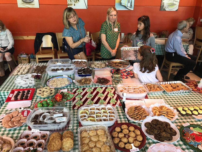 Cookies were made available to guests and contestants at The Dallas Morning News-Central...