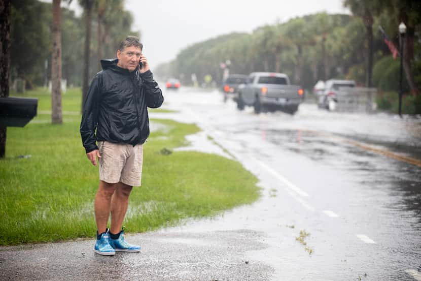 City of Isle of Palms councilman John Bogosian calls local officials informing them flooding...