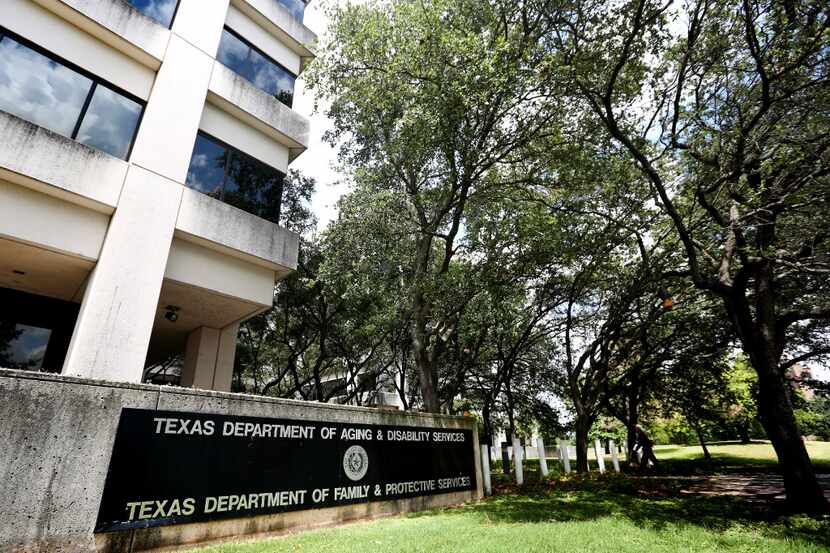Exterior of Texas Department of Family and Protective Services in Austin.