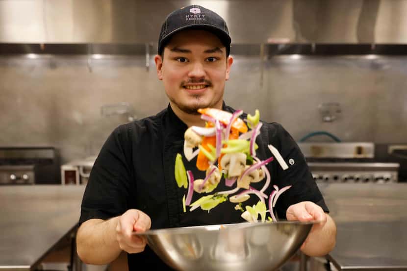 Christopher Benavides is a culinary supervisor at Hyatt Regency Dallas.