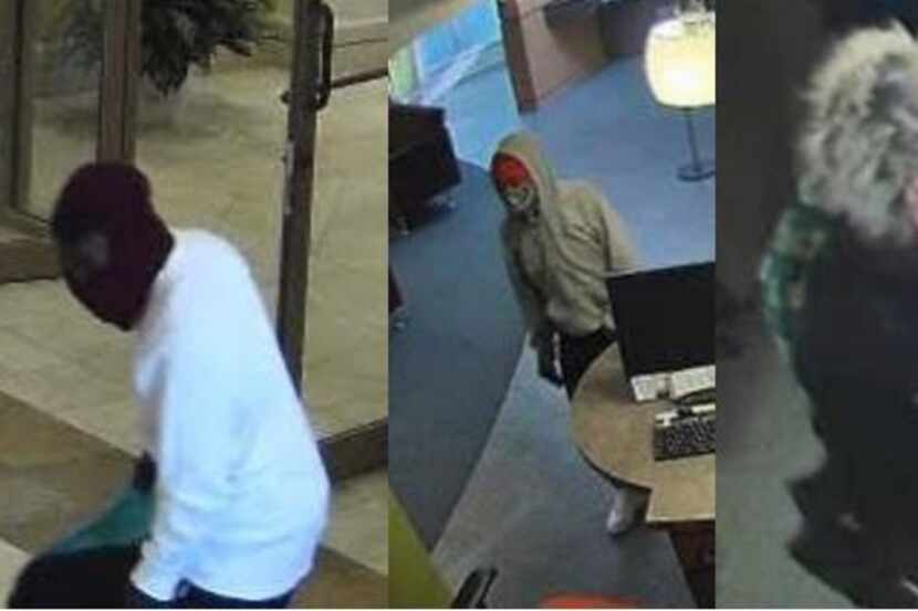 The robbers all wore masks, but the FBI is hoping someone can identify them.