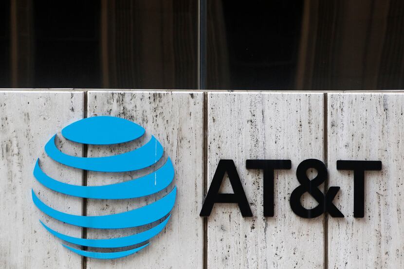 AT&T corporate headquarters in downtown Dallas, Wednesday, September 13, 2017 in Dallas....