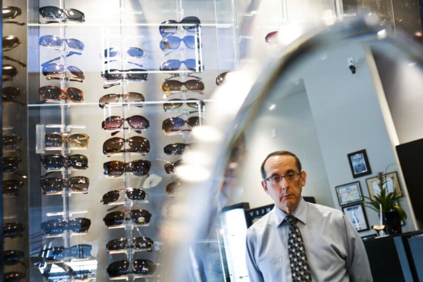 Dr. David Moiger has been worried about burglaries of fashion eyewear at his optometry...