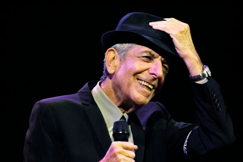 FILE - In this April 17, 2009, file photo, Leonard Cohen performs during the first day of...