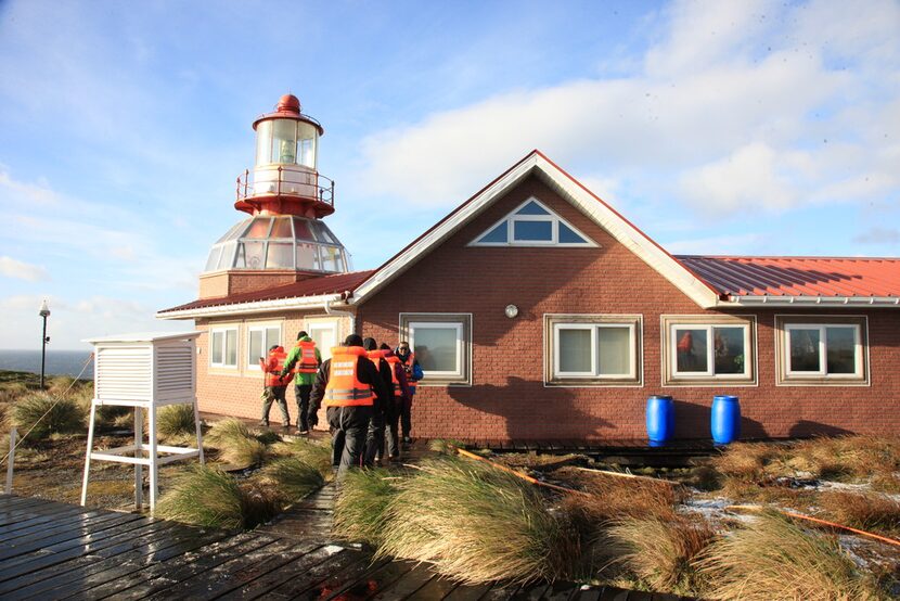 Cape Horn Island at the tip of South America marks where the Pacific and Atlantic oceans...