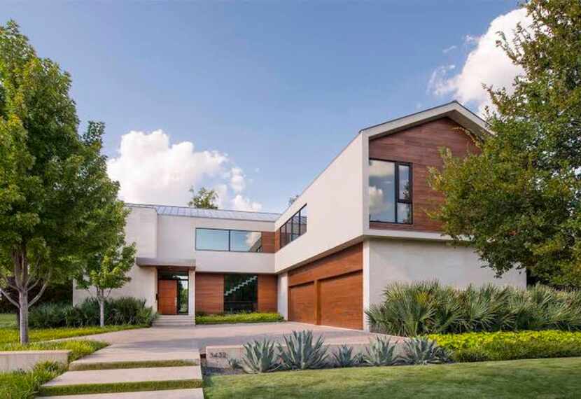 
The contemporary on Southwestern Boulevard was designed by Dallas architecture firm Bodron...