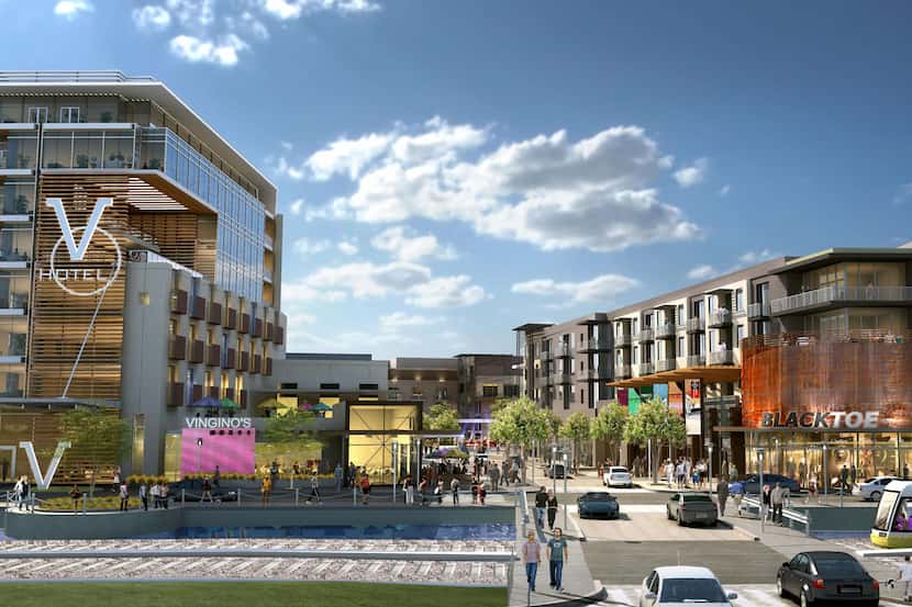 The 110-acre Hidden Ridge mixed-use project in Irving includes a new DART rail station.