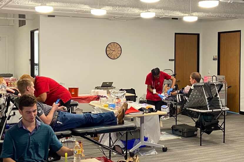 Brasfield & Gorrie Dallas hosted its first blood drive with the American Red Cross. The...