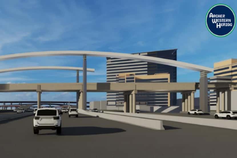 Un puente que atravesará la US-75 en Richardson empezará su construcción este viernes....