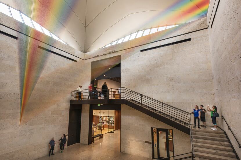 'Plexus No. 34' by Gabriel Dawe at the Amon Carter Museum of American Art in August 2016.