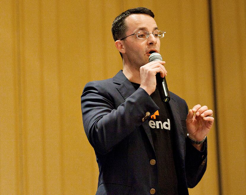  Jonathan Clarke was allotted 3 minutes to present his startup Mend during ReleaseIt a pitch...