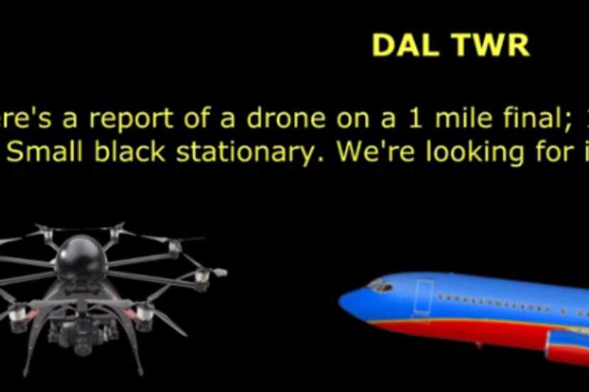  An excerpt from the June Southwest-drone run-in near Dallas Love Field