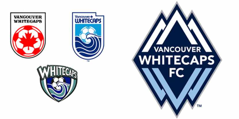 Vancouver Whitecaps FC logos.