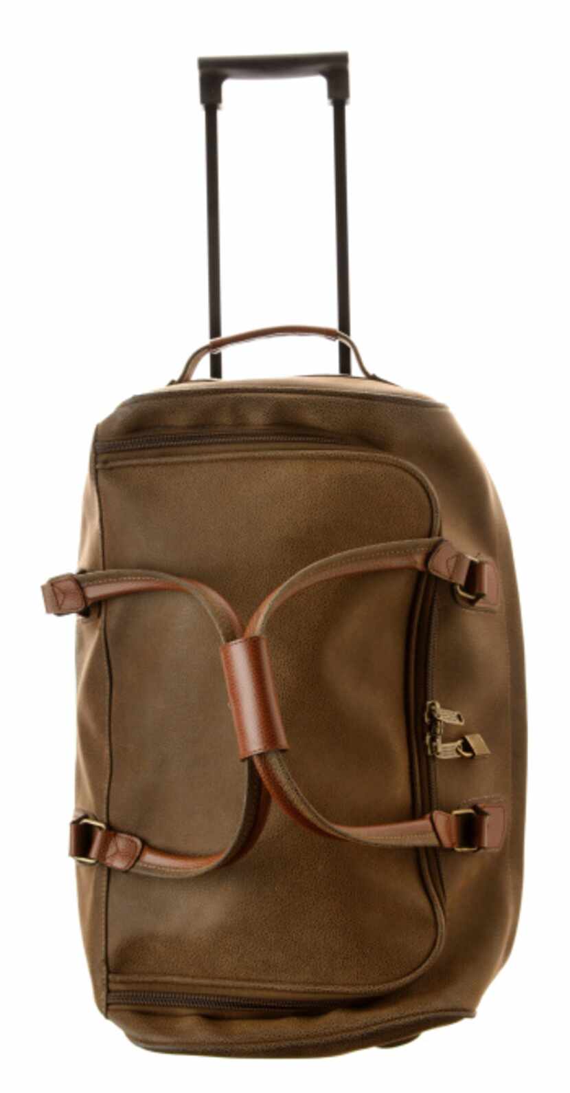 Dad will travel in style with his Bellemonde carry-on, 21-inch rolling duffel in so-called...