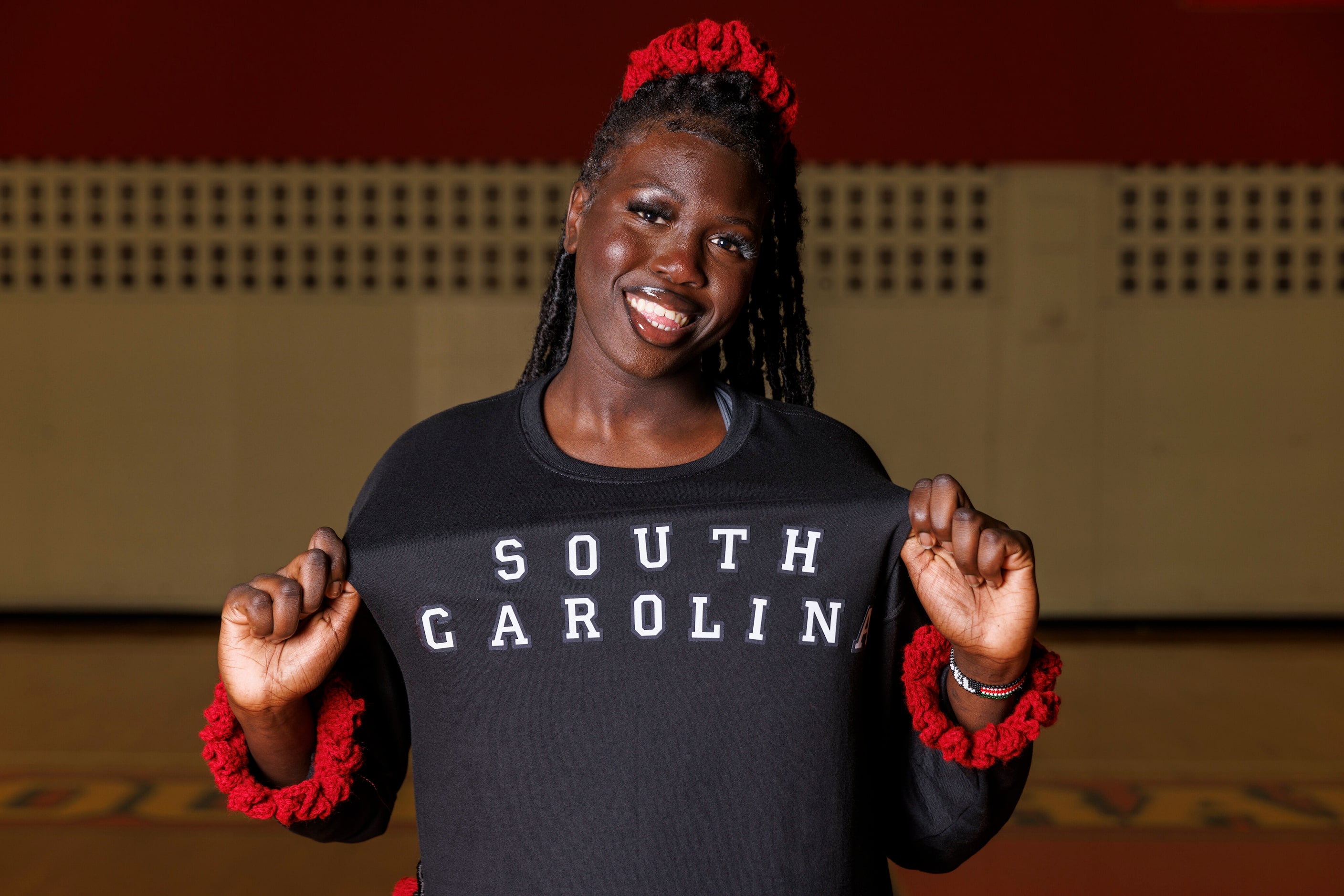 South Grand Prairie girls basketball player Adhel Tac pictured at South Grand Prairie High...