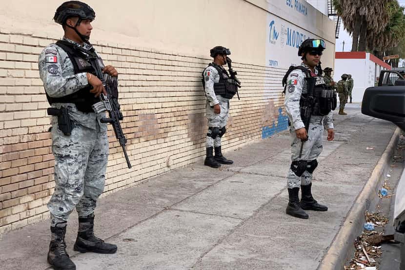 Mexican Natioanla Guard prepare a search mission for four U.S. citizens kidnapped by gunmen...