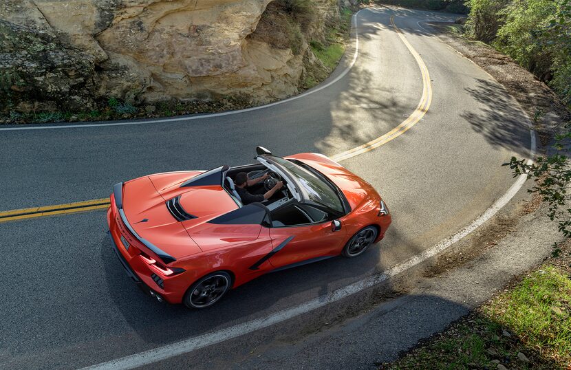 The 2020 Chevrolet Corvette Stingray convertible. (Chevrolet/TNS)