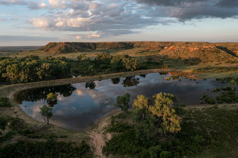 The Turkey Track Ranch includes 80,000 acres in Hansford and Hutchinson counties.