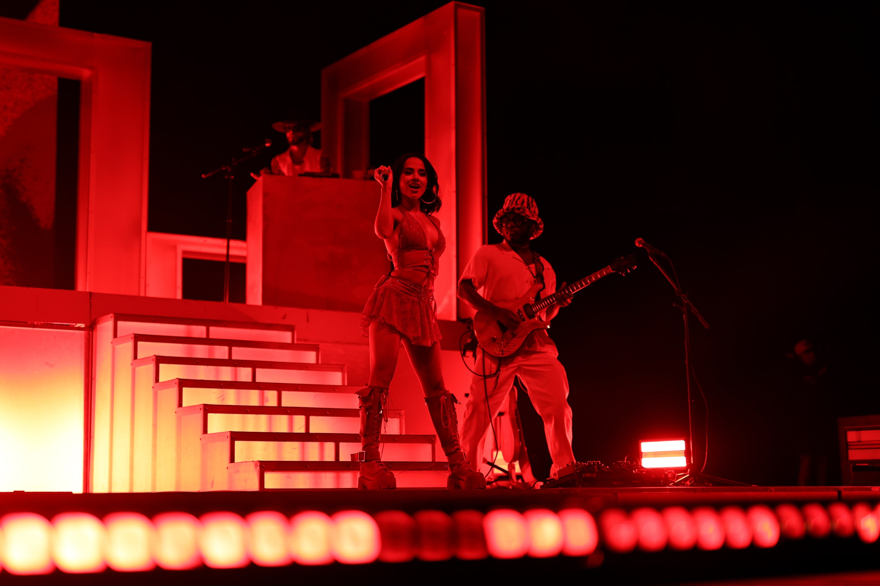 IRVING, TEXAS - NOVEMBER 2: Singer Becky G performs on stage during the Otro Capitulo Tour...