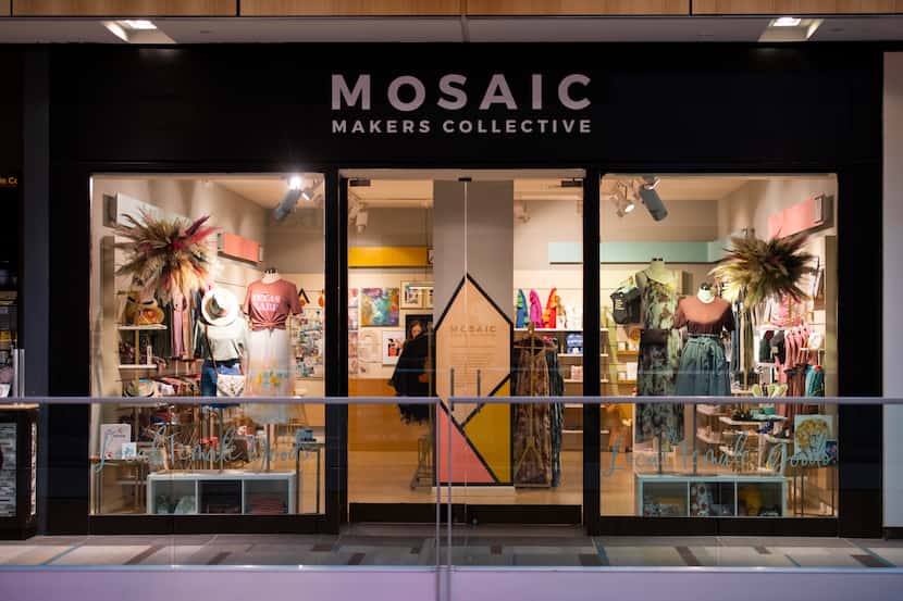 Mosaic Makers Collective features works from 45 Texas women and opened in July at Galleria...