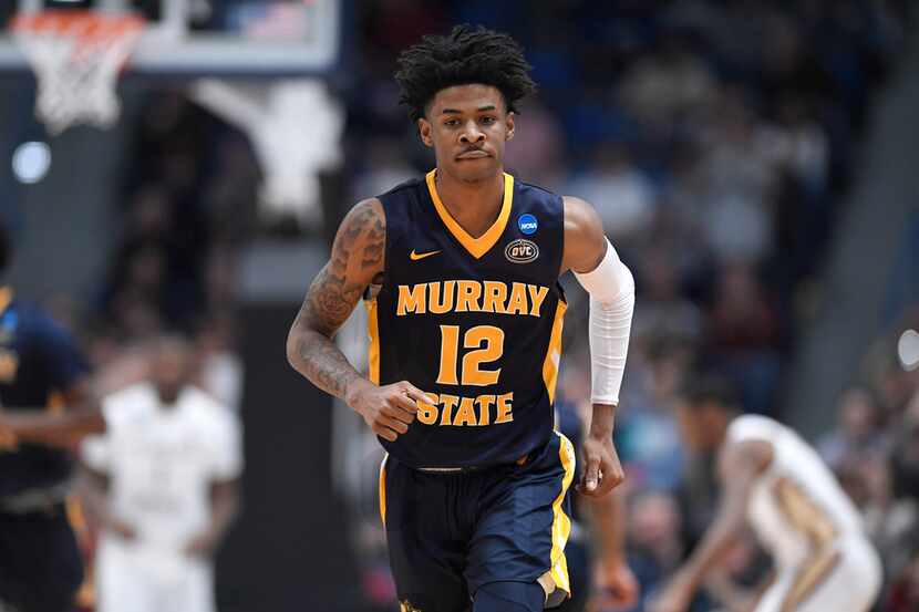 Murray State's Ja Morant (12) during the first half of a second round men's college...
