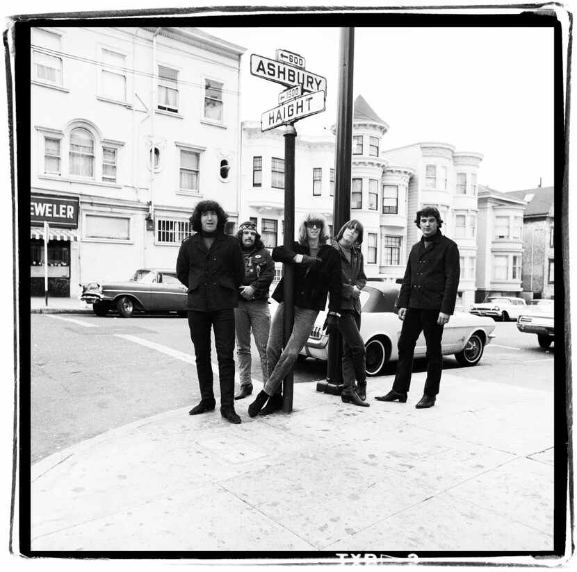 Dead Haight Street: The then not-so-famous members of The Grateful Dead pose at the corner...