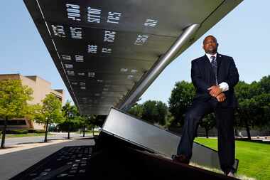 Dallas Police Sgt. Demetrick Pennie, president of the Dallas Fallen Officer Foundation,...