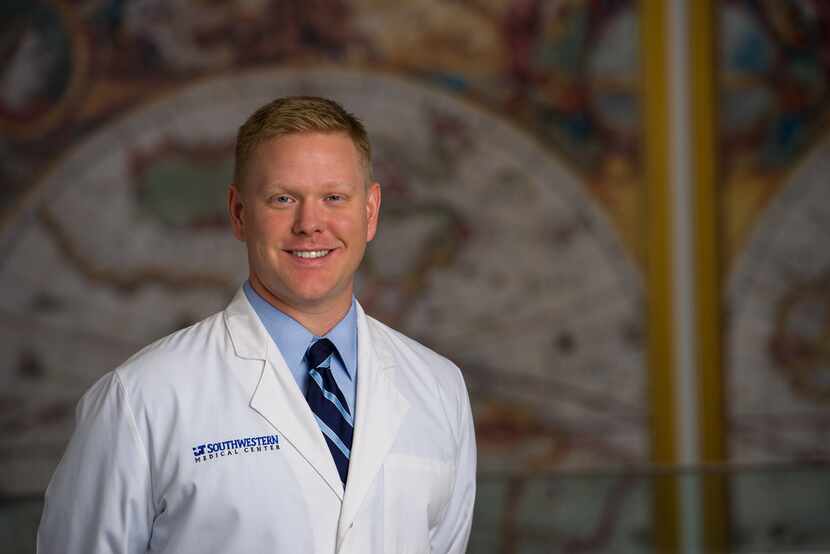 Dr. Matthew Carlson, assistant professor of obstetrics and gynecology at UT Southwestern...