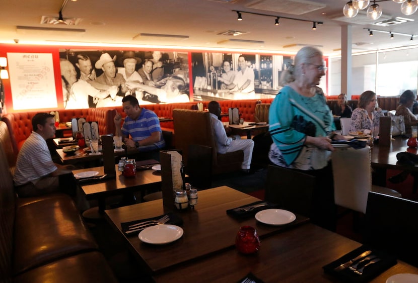 Dining area of the Campisi's restaurant in Plano, Texas on May 10, 2016. (Rose Baca/The...