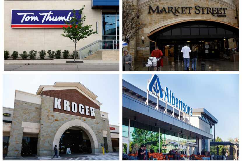 Las cuatro marcas en Dallas-Fort Worth se unieron con la fusión de Kroger-Albertsons.