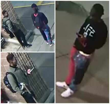 Police say these two men attacked a man outside a Target in Cityplace Saturday night....