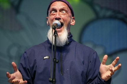 Paul Slavens, lead singer for Ten Hands, performs during a reunion show at the 35 Denton...