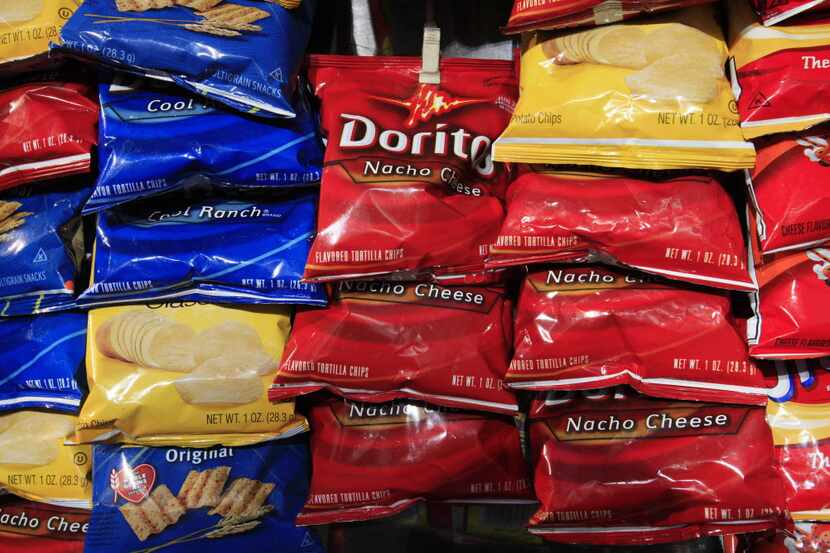 FILE-In this Thursday, April 29, 2010, file photo, bags of Doritos corn chips are displayed...
