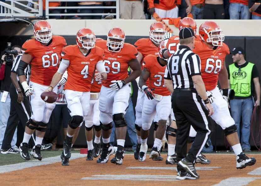 Nov 17, 2012; Stillwater OK, USA; Oklahoma State Cowboys cornerback Justin Gilbert (4)...