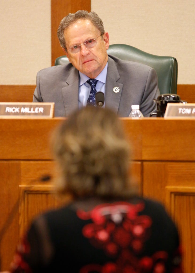 Rep. Rick Miller, shown listening to testimony earlier this year about a Medicaid managed...