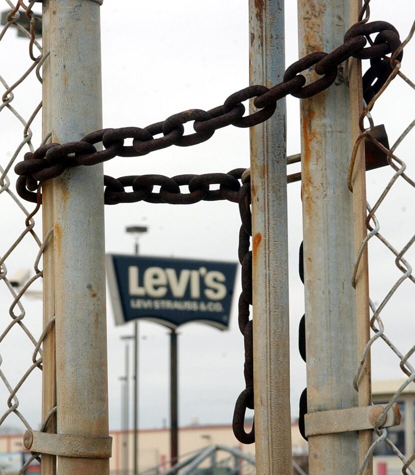 The gate was locked   in 2004 when Levi Strauss  closed a San Antonio plant, the last of its...