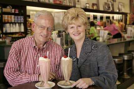 Sonny Williams and Gretchen Minyard Williams, owners of Highland Park Soda Fountain.